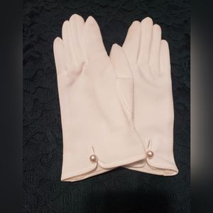 💃🏼🪩🕺White Formal White Wrist Gloves